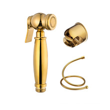 Toilet Golden Shower Shattaf  Seat Portable Hand Faucet Head Bidet Sprayer Set